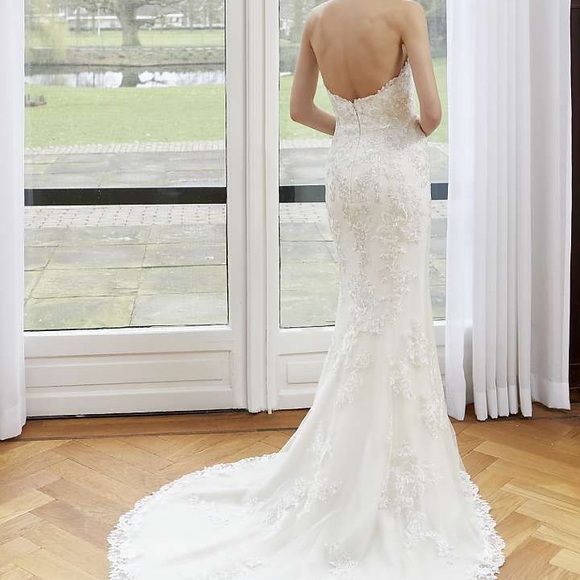 Modeca Alba Wedding Dress with Overskirt - Picture 2 of 8